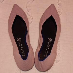 Rothy's Pink Minimalist Flats